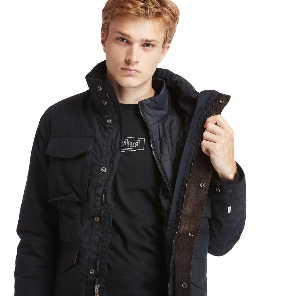 Chaquetas Timberland Hombre Snowdon Peak 3-In-1 M65 Waterproof Negras - Chile YSV-209641